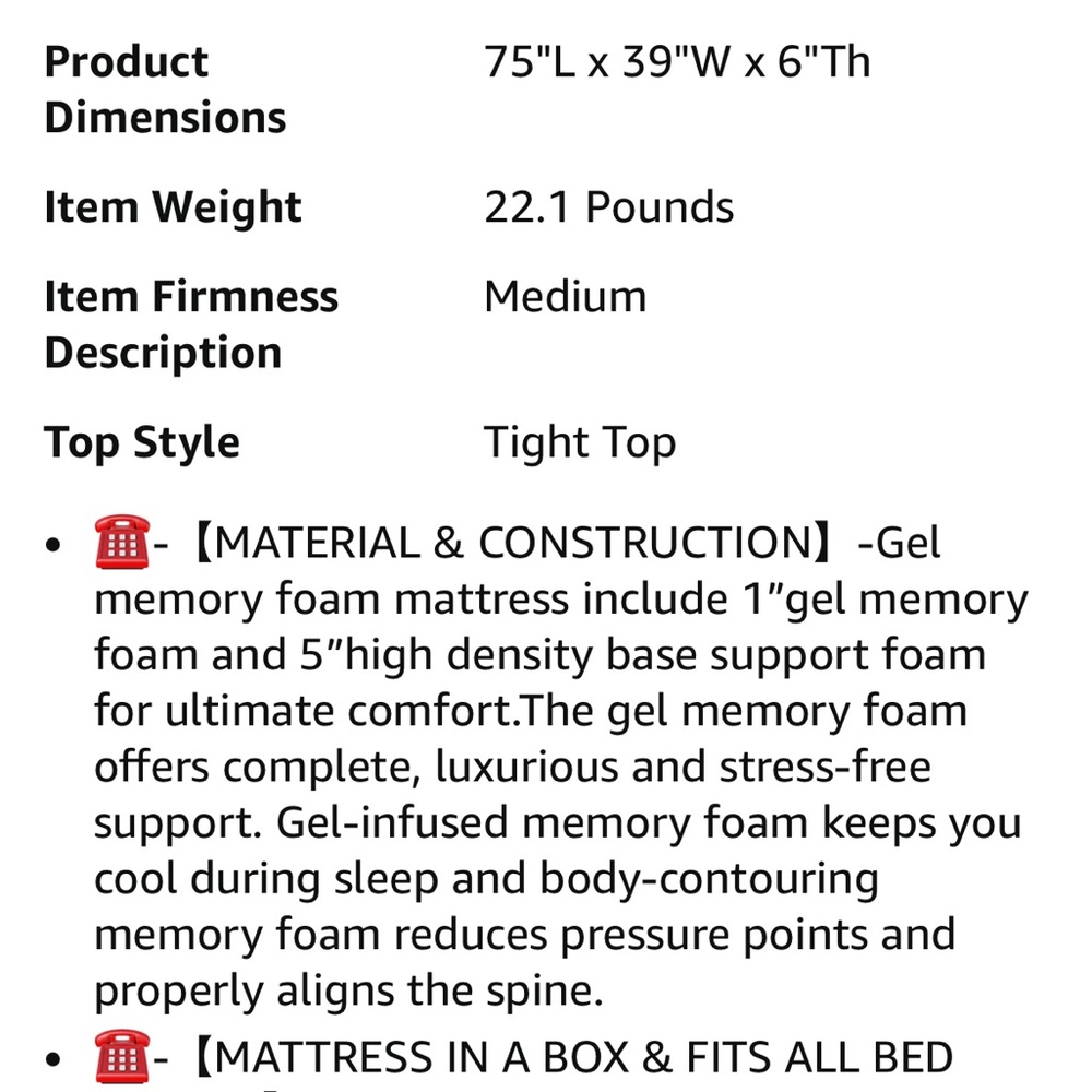MATRESS TWIN SIZE - Picture 8 of 8